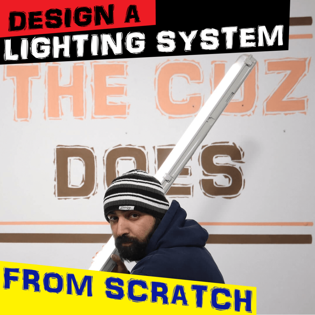 how I built a led lighting system for my workshop from scratch