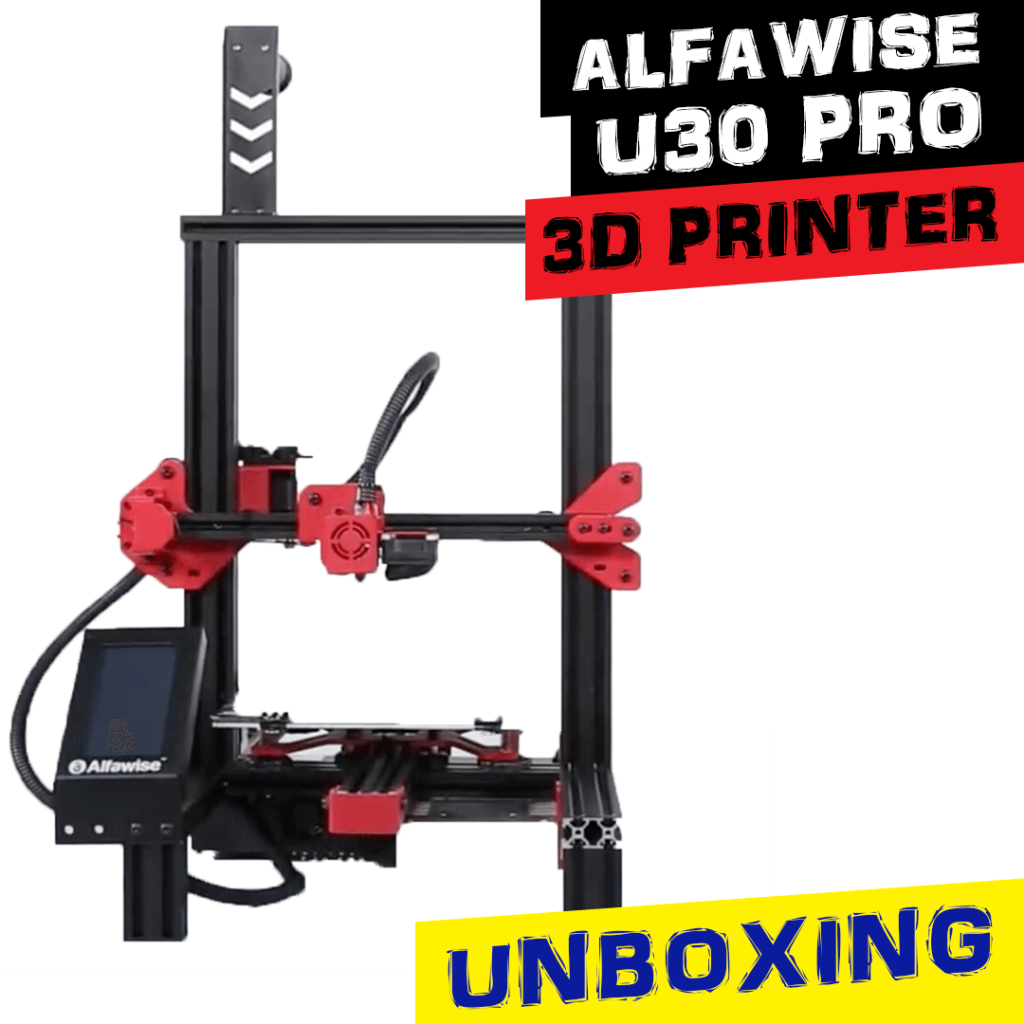 Entry level 3d printer Aalfawise U30 Pro – unboxing and specs